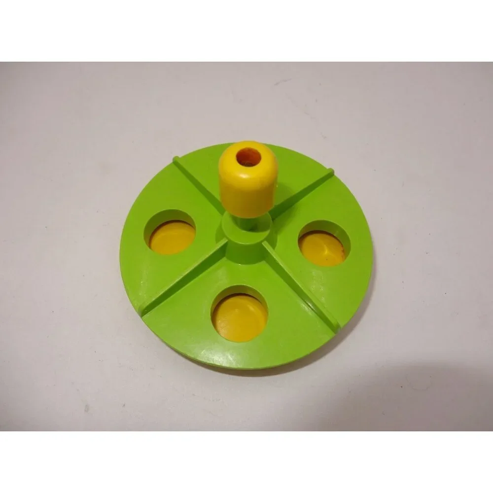 Fisher Price Little People Merry Go Round School Playground Yellow Green an Girl
